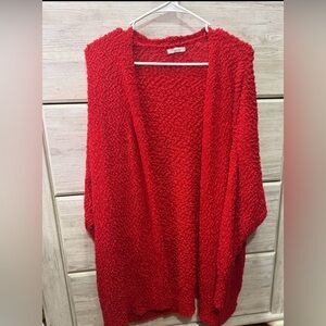 Maurices Vibrant Red Women's Cardigan